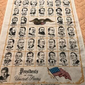 Presidents linen handtale